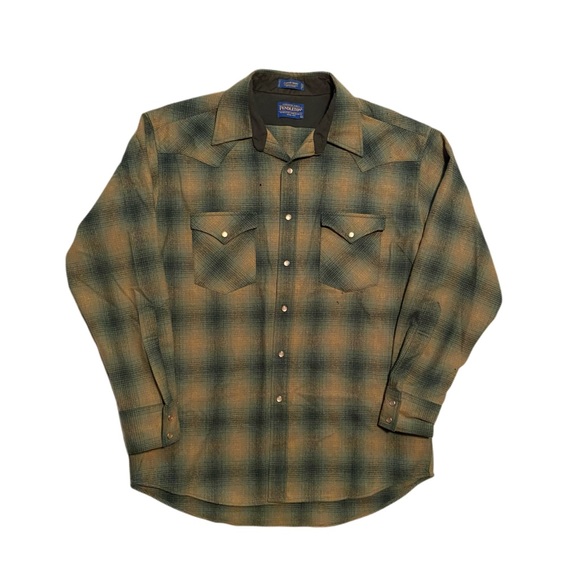 Pendleton Vintage Forest Green Flannel